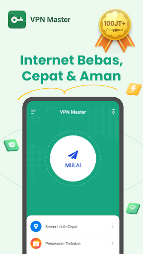 VPN Master - VPN gratis untuk membuka Proksi &aman