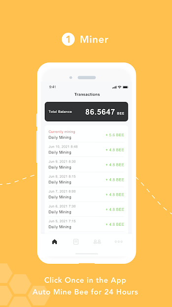 Bee Network:Phone-based Digital Currency الحاسوب