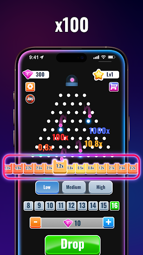 Plinko Space：弹球 Balls XY