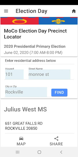 MoCo Voters App PC