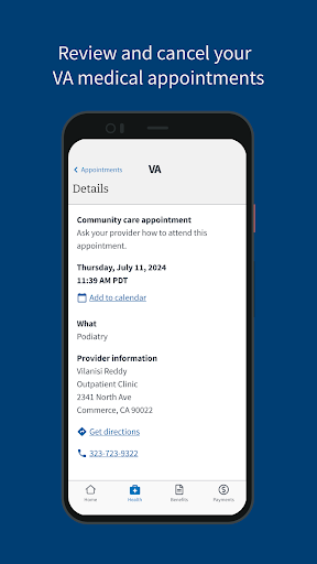 komputer VA: Health and Benefits