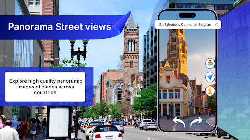 Earth Map Satellite: View پی سی