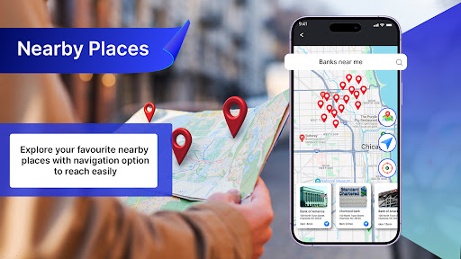 Earth Map Satellite: View پی سی
