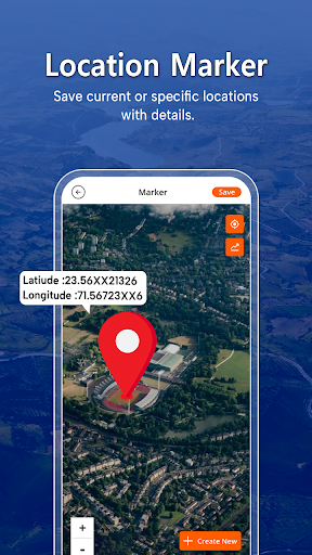 فاصلہ اور زمینی رقبہ کی پیمائش پی سی