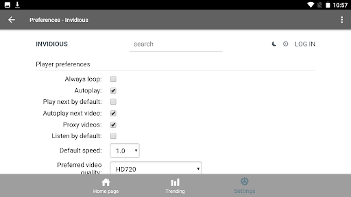 Invidious Interface PC