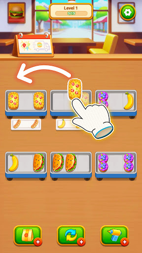 Grill Sort - Food Sort Games