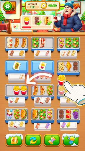 Grill Sort - 燒烤遊戲，三消遊戲，模擬餐廳遊戲