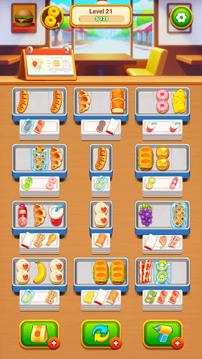 Grill Sort - Food Sort Games