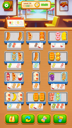 Grill Sort - Food Sort Games