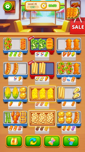 Grill Sort - Food Sort Games