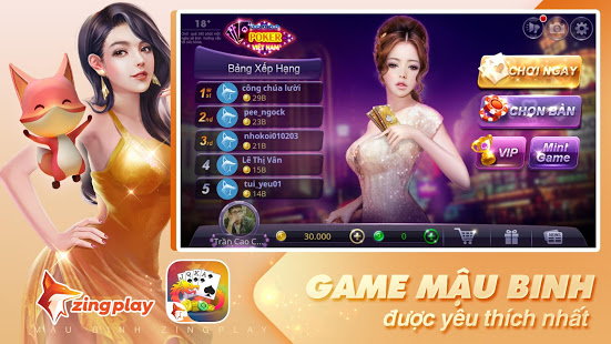 Poker VN - Mậu Binh – Binh Xập Xám - ZingPlay