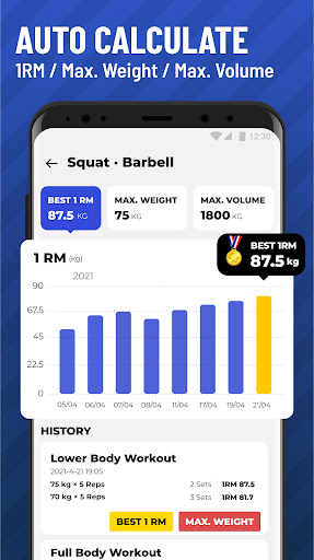 Gym Workout Tracker: Gym Log