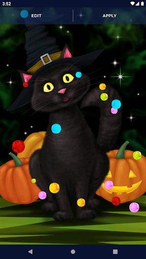 Halloween Black Cat Wallpaper电脑版