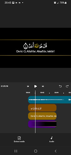 Asaloun : Quran video editing PC