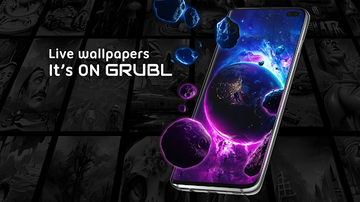 GRUBL™ 4D Live Wallpapers + AI PC