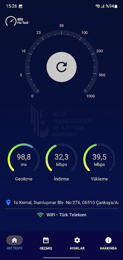 BTK Hız Testi PC
