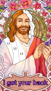 Bible Coloring - Paint by Number, Free Bible Games