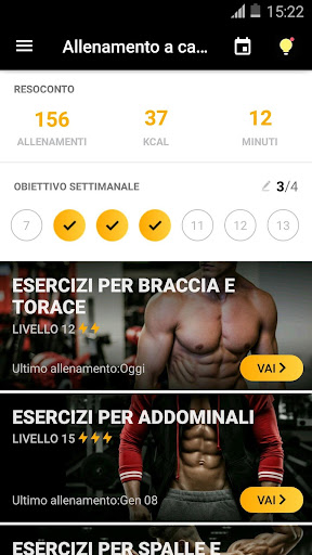 Allenamento a casa per uomini PC