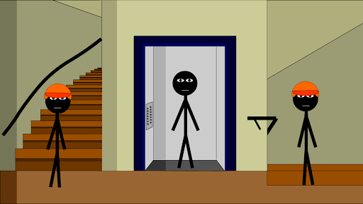Stickman Escape Lift : Think o