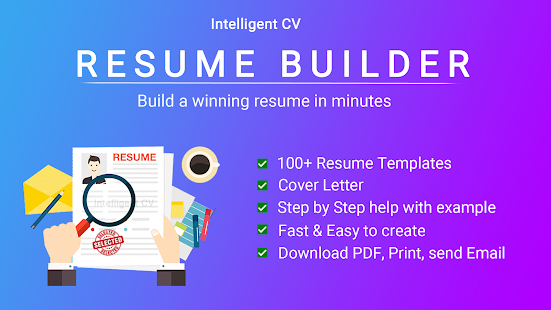 Resume Builder App, CV maker