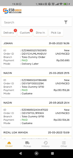 komputer ESB Order Merchant