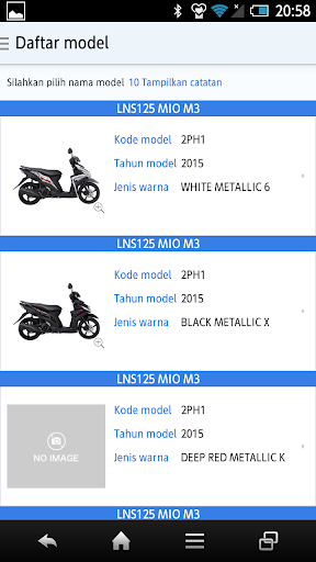 YAMAHA PartsCatalogue IDN