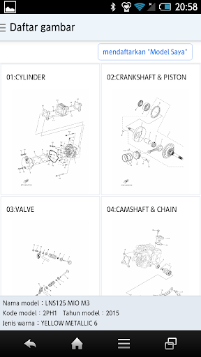 YAMAHA PartsCatalogue IDN