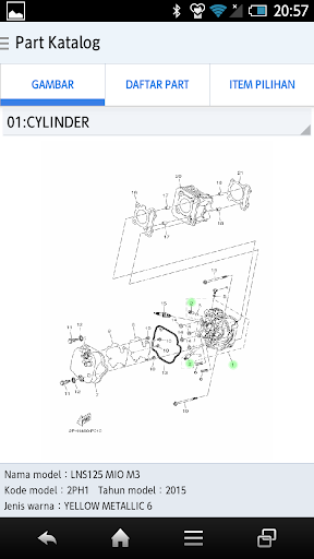 YAMAHA PartsCatalogue IDN