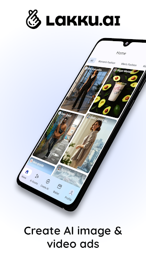komputer Lakku.ai: AI Image & Video Ads