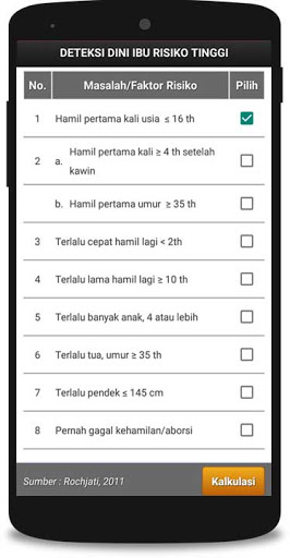 Deteksi Faktor Risiko Ibu Hami PC
