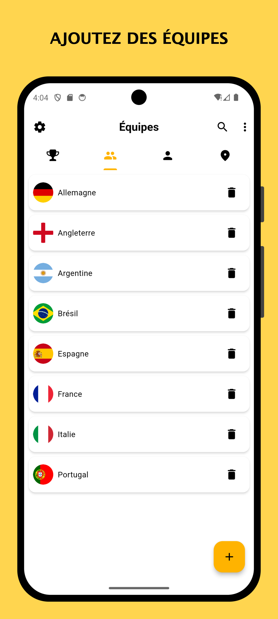 Winner - Organiser un tournoi PC
