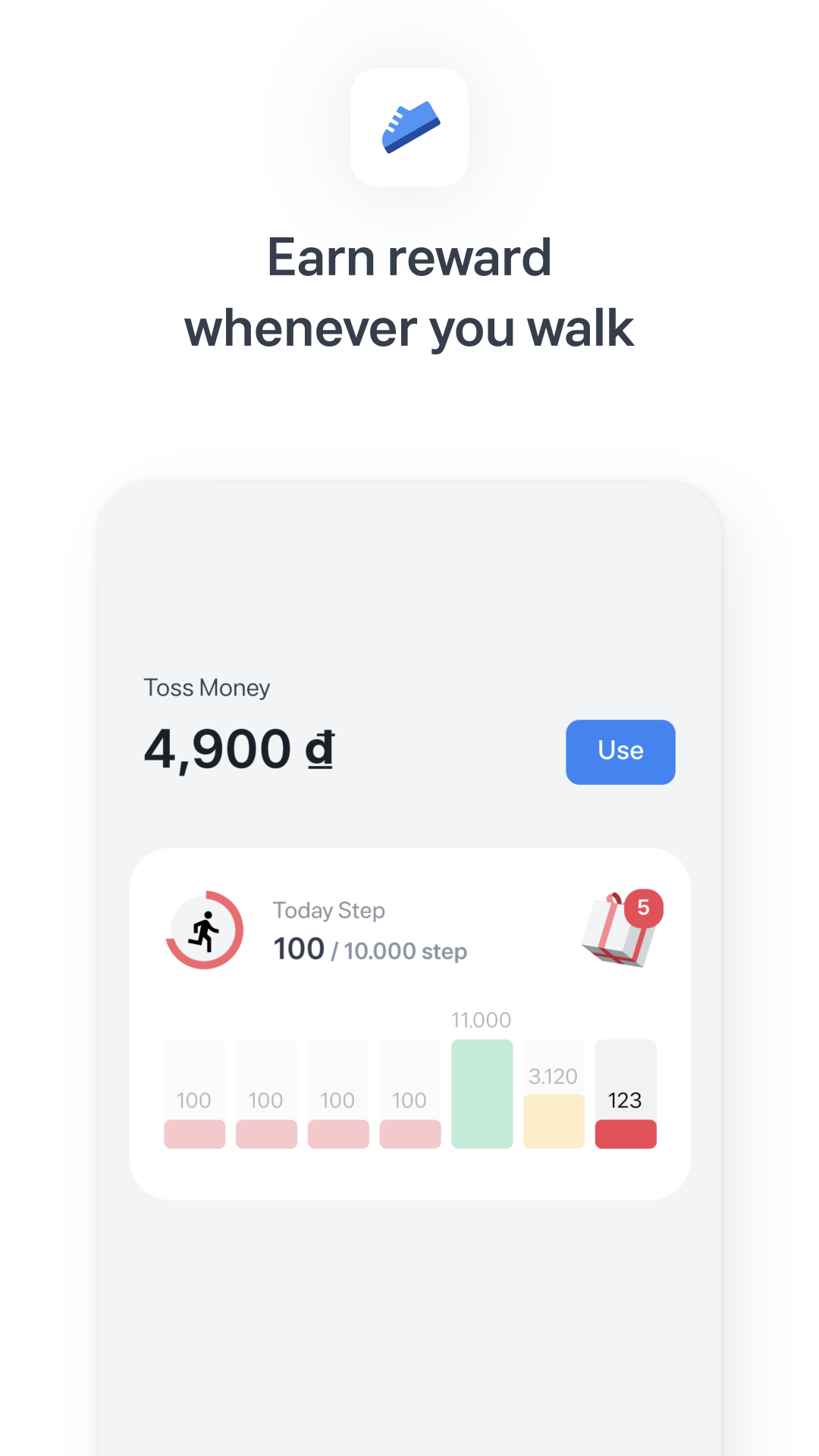 Toss-Reward, TopUp, Debit Card PC