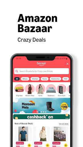 Amazon India Shop, Pay, miniTV