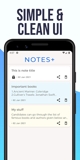 Notes+ : Protected Notes App PC