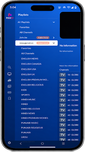 InoxTV IPTV Player PC