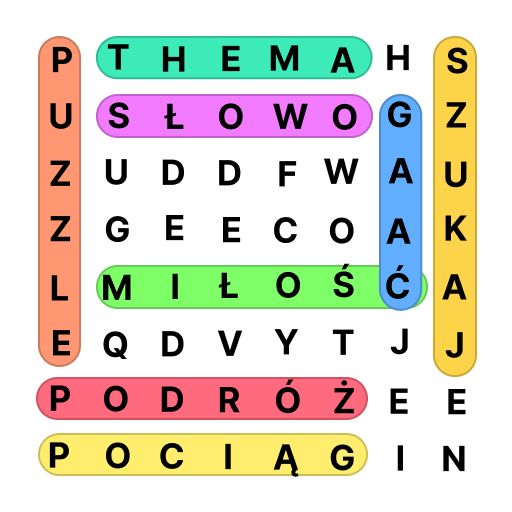 Word Search : Gra słowna