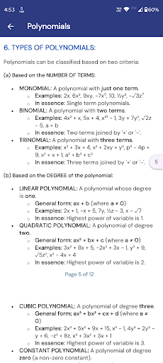 Class 10 Maths Solution Notes PC