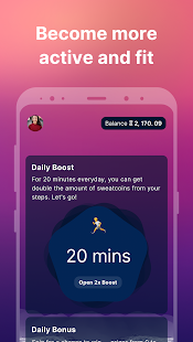 Sweatcoin — Walking step counter & pedometer app