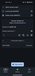 ScreenStream الحاسوب