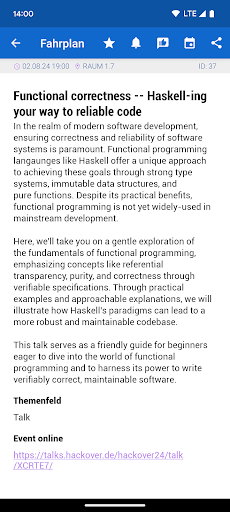 Hackover 2024 Fahrplan