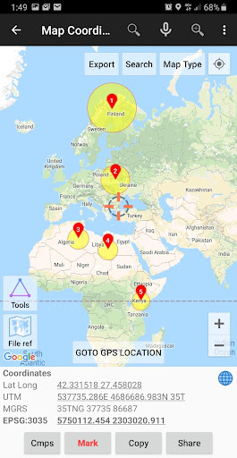 UTM Geo Map