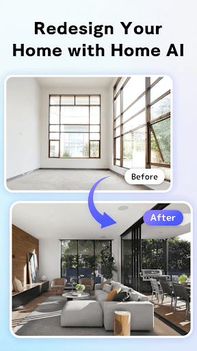 Home AI: AI Interior Design الحاسوب