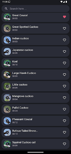 कोयल की आवाजें PC