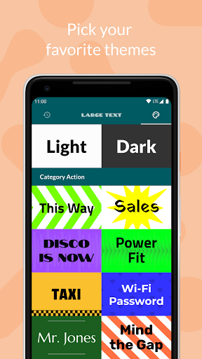 Large Text: Signboard