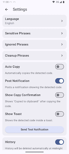 komputer Copy SMS Code - OTP Helper