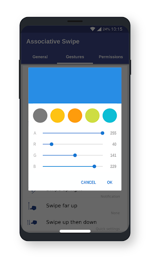 Associative Swipe (Home button