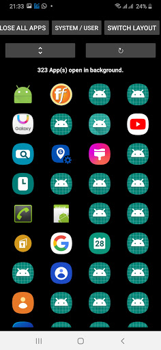 Background Apps & Process List