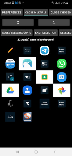Background Apps & Process List