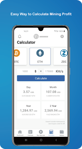 Hashshiny Bitcoin Cloud Mining PC