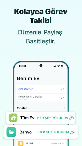 Ev İşleri ve Temizlik Takibi PC